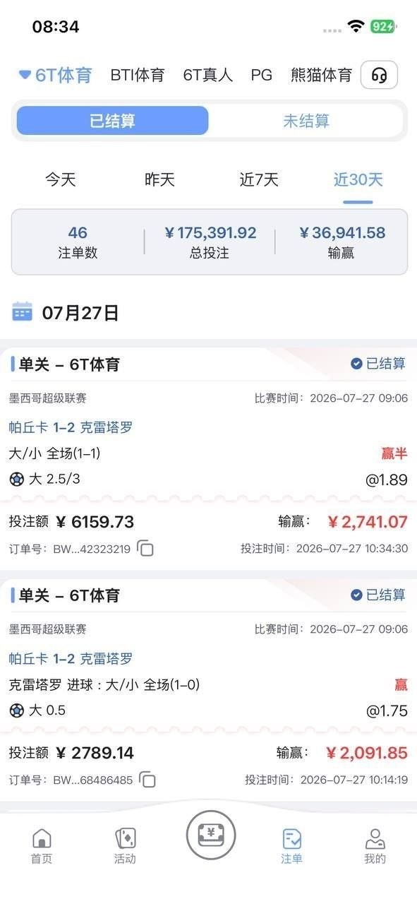 避坑,原马卡提6789 体育盘6T体育,提款8万失败,余额清零,账号没封,想再杀一次。